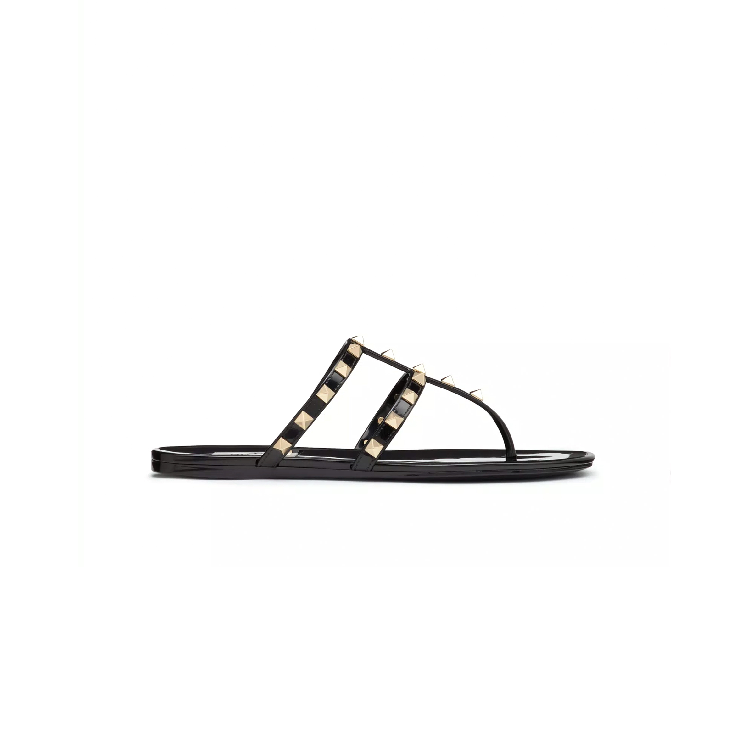 VALENTINO ROCKSTUD FLAT RUBBER SANDAL 3W2S0T84PVS_0NO VALENTINO ROCKSTUD FLAT RUBBER SANDAL 3W2S0T84PVS_0NO